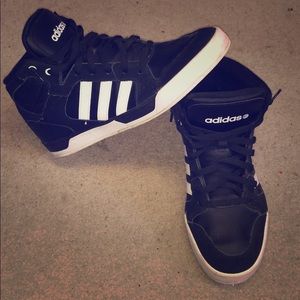 Black and white Adidas